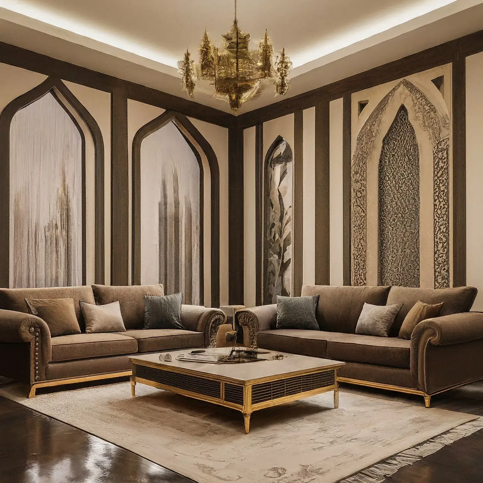 Make the Saudi living room decor a distinguished place 2	